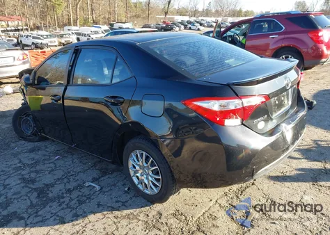 2014 Toyota Corolla L из США, поврежденный, VIN 2T1BURHEXEC037569